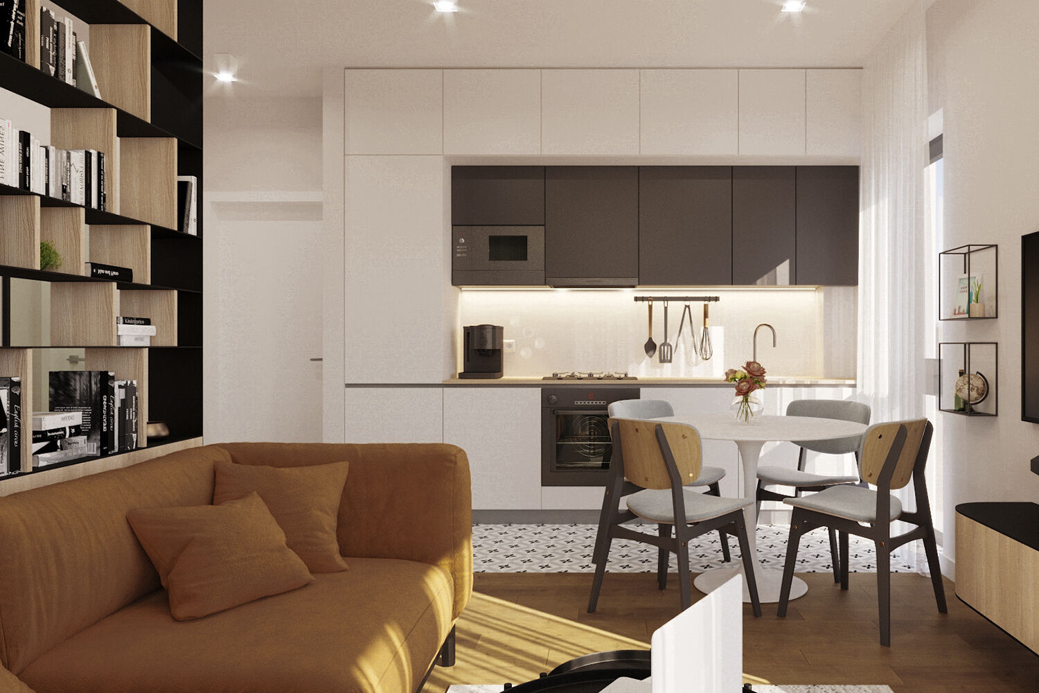 Как оформить интерьер кухни-гостиной в 2024 году: Н фото красивых идей ...