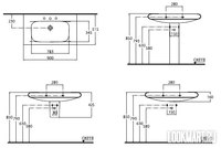 Ideal standard moments K 0715 xx раковина 90 см фото 1