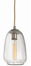 Стеклянный светильник в форме лампы фабрики Arteriors Home