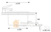 Шайка для сауны Cariitti IB 320 с донным сливом (требуется 1 оптоволокно) 1545804 фото 3