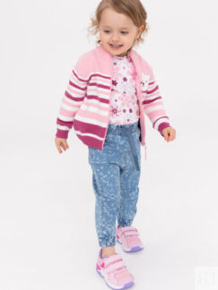 Брюки детские текстильные джинсовые для девочек PlayToday Baby