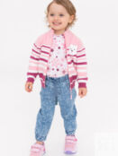 Брюки детские текстильные джинсовые для девочек PlayToday Baby