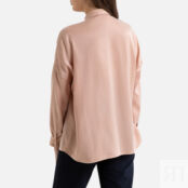 Блузка Струящаяся с длинными рукавами LADY D XS розовый