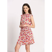 Платье Без рукавов с принтом фрукты 1(S) розовый