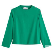 Блузка С круглым воротником 34 (FR) - 40 (RUS) зеленый