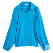 Блузка С длинными напускными рукавами 34 (FR) - 40 (RUS) синий