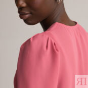 Блузка С v-образным вырезом короткие рукава 36 (FR) - 42 (RUS) розовый