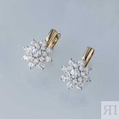 Серьги из белого золота э4812сг09160400_white ЭПЛ Даймонд э4812сг09160400_w 8700000530089 фото 4