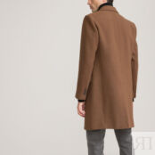 Пальто Средней длины с пиджачным воротником 3XL каштановый