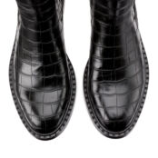 Ботинки Под крокодиловую кожу 39 черный