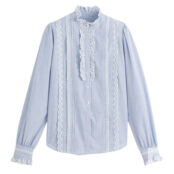 Рубашка Из биохлопка Eugnie - Икона стиля 38 (FR) - 44 (RUS) синий