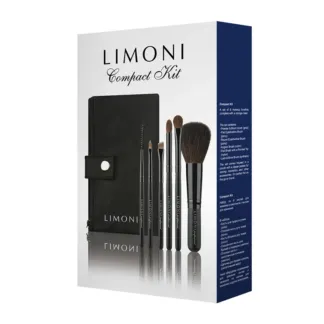 LIMONI Набор кистей (6 предметов + чехол) COMPACT KIT LIMONI