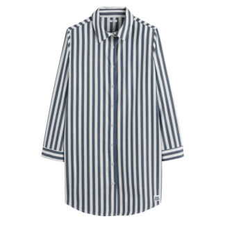 Рубашка Ночная широкая из хлопка 40 (FR) - 46 (RUS) синий