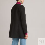 Пальто Средней длины с круглым вырезом на пуговицах 34 (FR) - 40 (RUS) черн