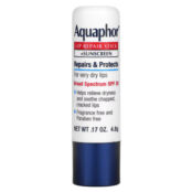 Aquaphor, Стик для восстановления губ + солнцезащитный крем, SPF 30, без от