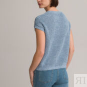 Пуловер из тонкого трикотажа с V-образным вырезом  54/56 (FR) - 58/60 (RUS)