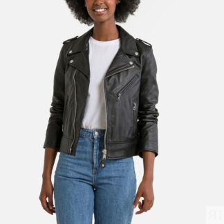 Куртка Из натуральной кожи ягненка женская LCW 1601D XL черный