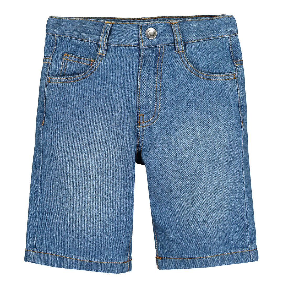 Бермуды Из джинсовой ткани 3-12 лет 8 синий