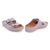 Женские сланцы Clarks, фиолетовые фото 4