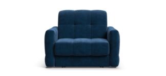 Кресло-кровать BOSS Sleep велюр Monolit синий