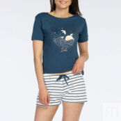 Пижама с шортами и короткими рукавами Houle  XL синий