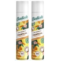 Batiste Dry Shampoo Tropical - Сухой шампунь, 2х200 мл