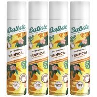 Batiste Dry Shampoo Tropical - Сухой шампунь, 4х200 мл