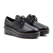 Женские дерби Clarks, черные фото 1