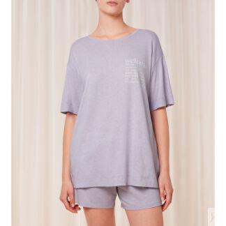 Пижама с короткими рукавами и шортами Mindful  44 (FR) - 50 (RUS) розовый