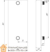 Теплообменник навесной Grill D (Cometa Vega 180, 1,7 л, AISI 409) GDTOCV фото 2