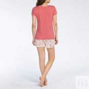 Пижама с шортами из джерси Histoire  L розовый