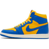 Кроссовки Air Jordan 1 Retro High OG 'Reverse Laney', желтый/синий FD2596 700 | Yellow фото 2