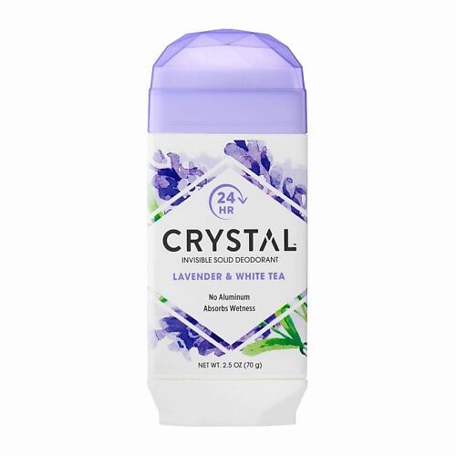 CRYSTAL Дезодорант твердый невидимый Лаванда и Белый чай Invisible Soud Deo CRY025275 фото 1