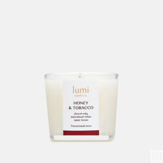 LUMI CANDLE CO. Ароматическая свеча petite Honey & tobacco 90