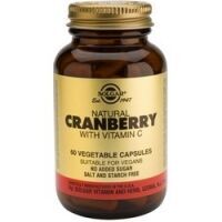 Solgar Cranberry - Натуральная клюква с витамином С в капсулах, 60 шт