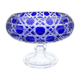 Сервировка стола Yagmur Ваза для конфет н/н 16см."Dior" 2 синяя