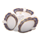 Сервировка стола Bavarian Porcelain Менажница трёхсекционная 23см."Декор 27 64752 фото 2