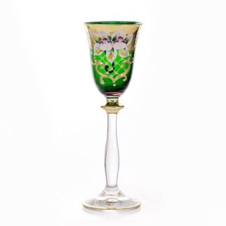 Питьевая коллекция Union Glass Набор бокалов 60мл.6шт."Лепка зеленая"