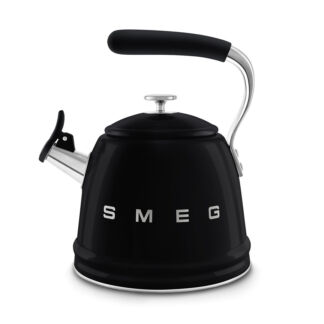 Кухня - приготовление еды SMEG Чайник со свистком 2,3л."Smeg" чёрный