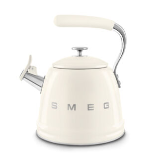 SMEG Чайник со свистком 2,3л."Smeg" кремовый