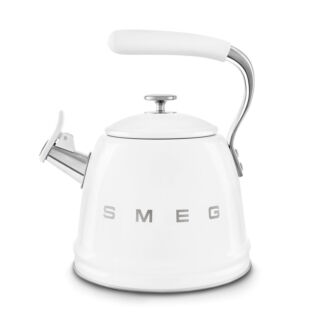 Кухня - приготовление еды SMEG Чайник со свистком 2,3л."Smeg" белый