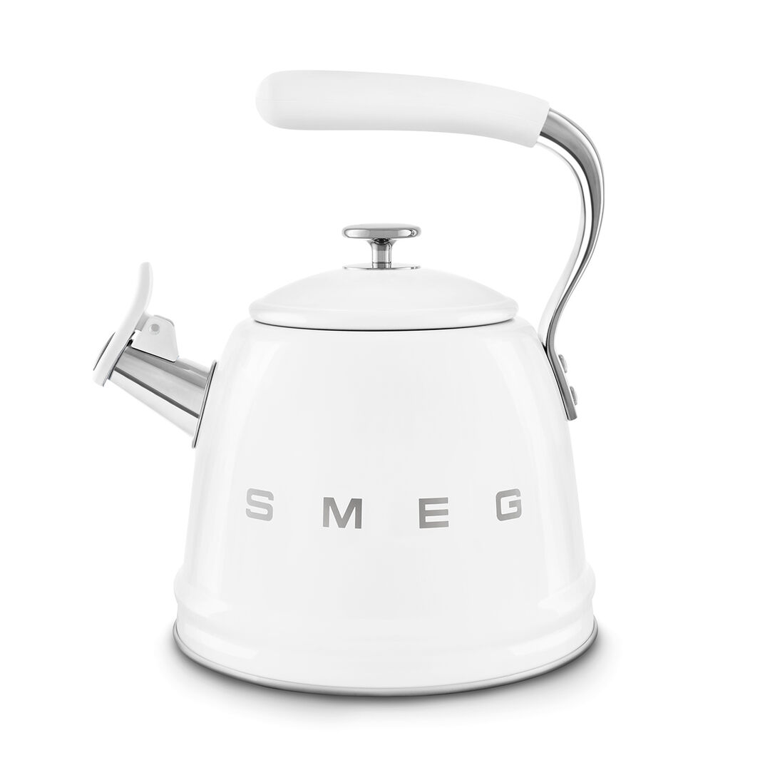 Кухня - приготовление еды SMEG Чайник со свистком 2,3л."Smeg" белый 78715 фото 1