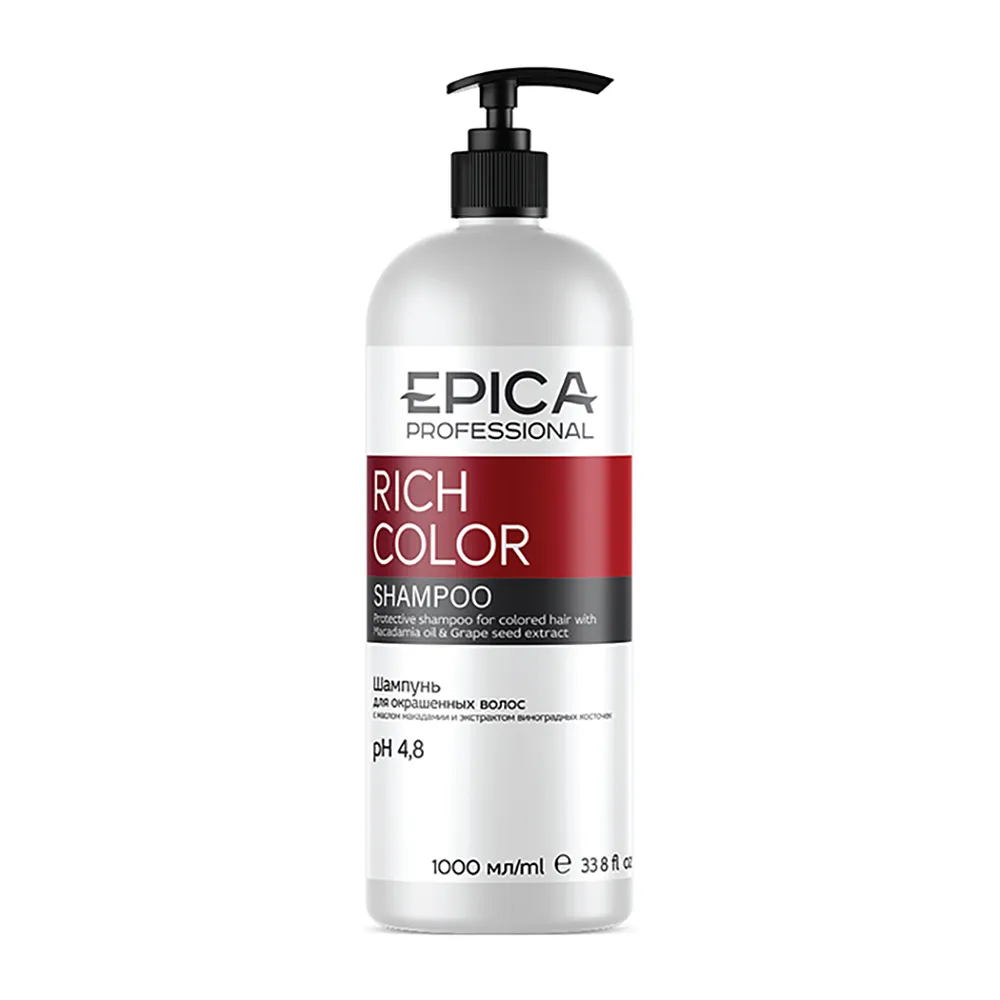 EPICA PROFESSIONAL Шампунь для окрашенных волос / Rich Color 1000 мл EPICA 91301 фото 1