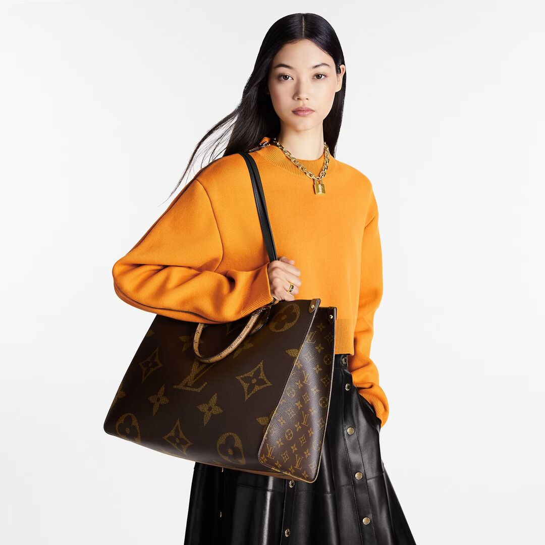 Сумка-тоут Louis Vuitton OnTheGo GM Monogram, коричневый M45320 | Monogram фото 1