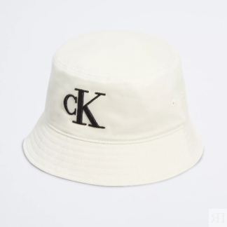 Панама Calvin Klein Embroidered Monogram Logo Twill, белый