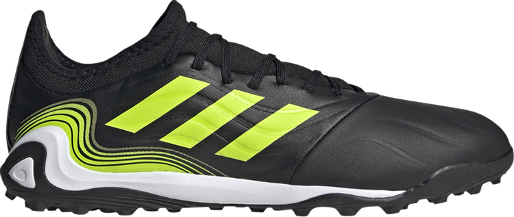 Кроссовки Adidas Copa Sense.3 TF 'Black Solar Yellow', черный FW6529 | Black фото 1