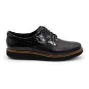 Женские полуботинки Clarks (Glick Darby 26157335), черные фото 5