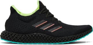 Кроссовки Adidas Futurecraft 4D 'Black Carbon Turbo', черный