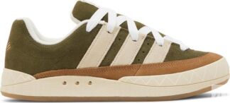 Кроссовки Adidas Human Made x Adimatic 'Dust Green Cream White', зеленый