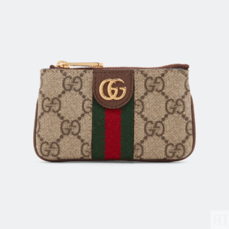 Сумка GUCCI Ophidia key case, бежевый